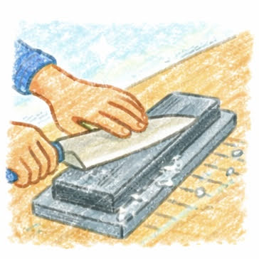 包丁研ぎの画像