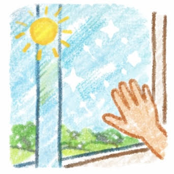 窓ガラスフィルムの画像